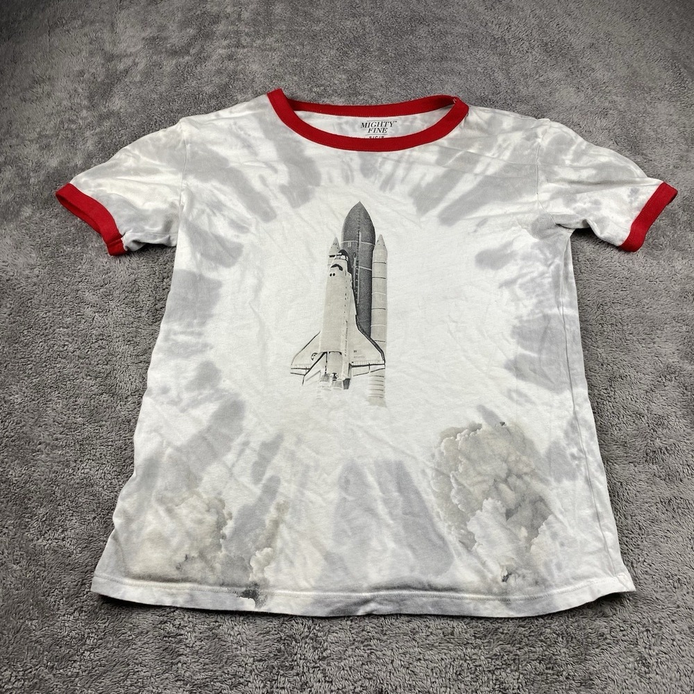 Mighty Fine NASA‎ Challenger Rocket T Shirt Womens Small